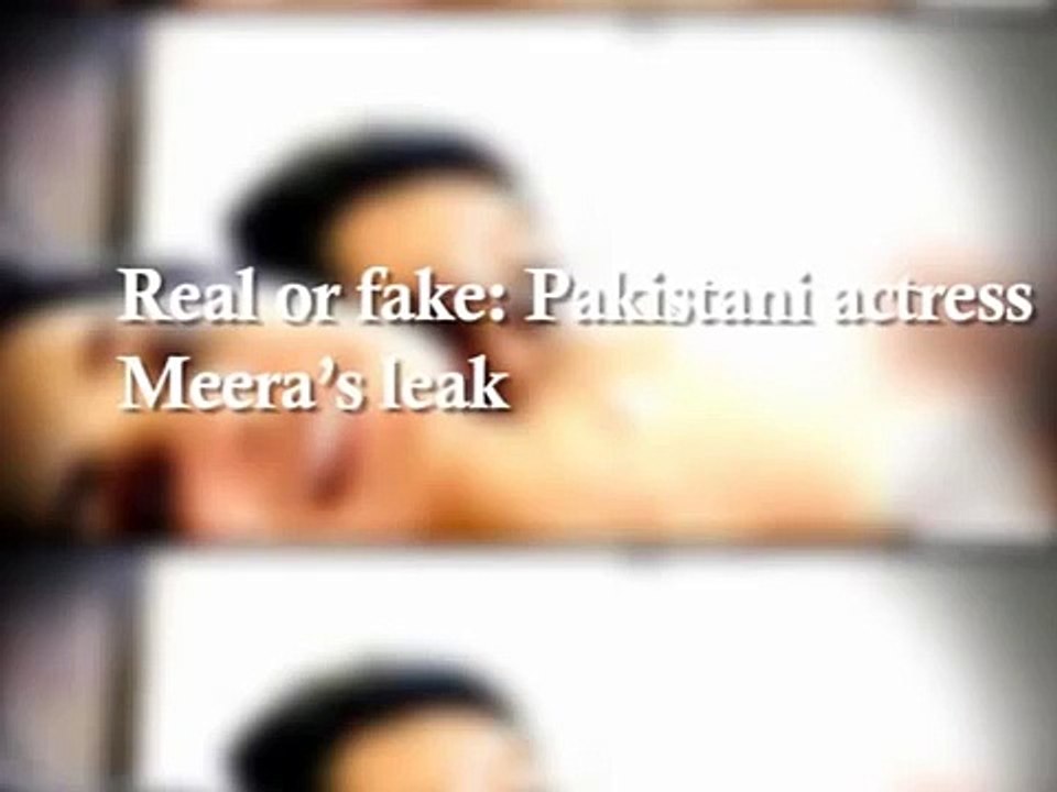 Pakistani actress Meera's leaked sex MMS