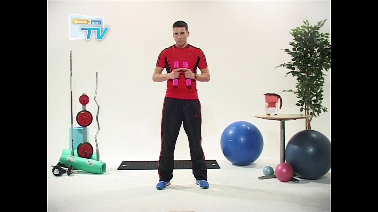 Besoin2sport - Tonification Bras - Biceps en pronation - Niveau facile