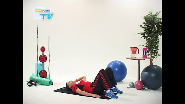 Besoin2sport - Tonification Fessiers - Relevé de bassin allongé - Niveau : facile