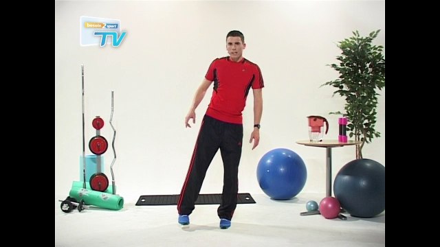 Besoin2sport - Tonification Fessiers - Lifts arrière debout - Niveau : Facile