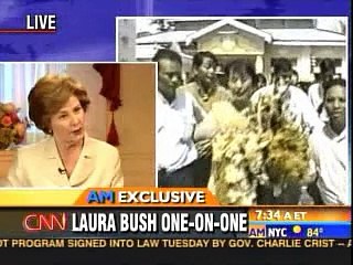 Kiran Chetry interviews Laura Bush