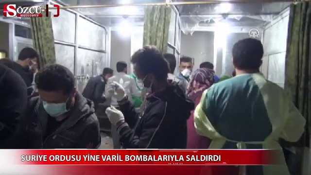 Suriye ordusu yine varil bombalarıyla saldırdı