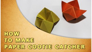Cootie Catcher - Origami  How To Make Paper Cootie Catcher | Traditional Paper Toy