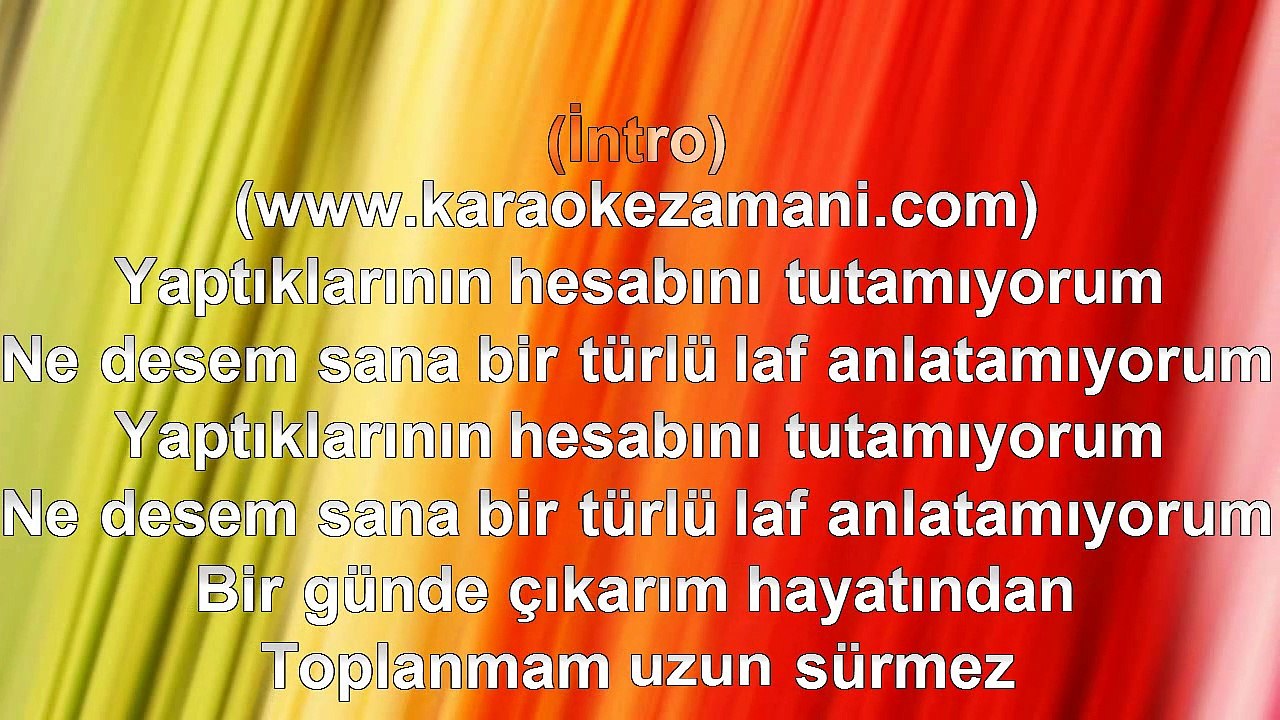 Ebru Gündeş - Evcilik Oynayamam - 2008 TÜRKÇE KARAOKE