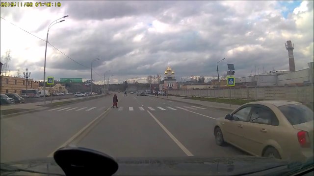 Летчик на переходе был наказан учителем на БЧЖ