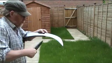 Scythe lawn mow