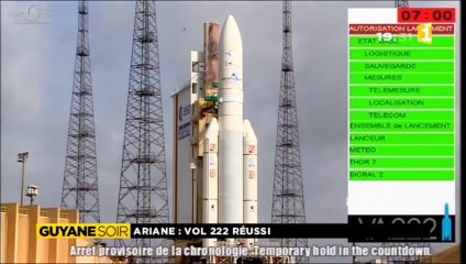 Succès Ariane  vol 222