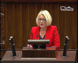 Poseł Marzena Machałek - Wystąpienie z dnia 24 kwietnia 2015 roku.