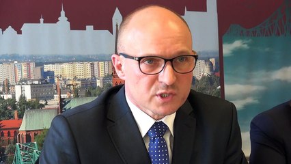 Konferencja prasowa na temat inwestycji drogowych we Włocławku