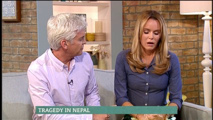 Amanda Holden reveals that her sister is stranded in Mount Everest avalanche