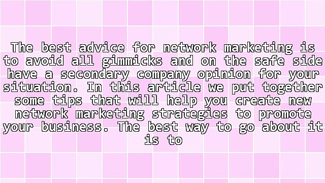 Listen To This Network Marketing Tips