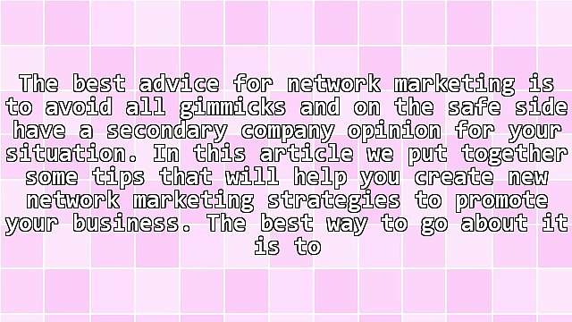 Listen To This Network Marketing Tips