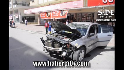 Manavgat Güllük Caddesi'nde Kaza