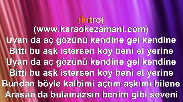 Ebru Gündeş - Mümkünse - 2003 TÜRKÇE KARAOKE