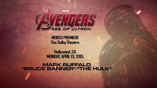 Avengers: Age of Ultron - Premiere - Mark Ruffalo
