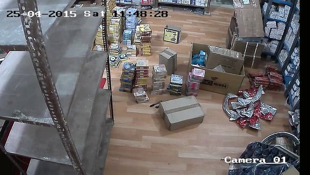 Nepal Earthquake Live CCTV Footage - Tremors in Bihar