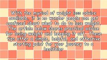 Follow These Tips If You Are You Trying To Lose Weight