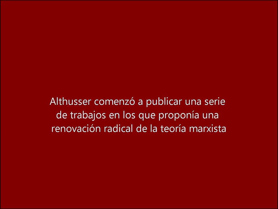Superestructura e Infraestructura Althusser