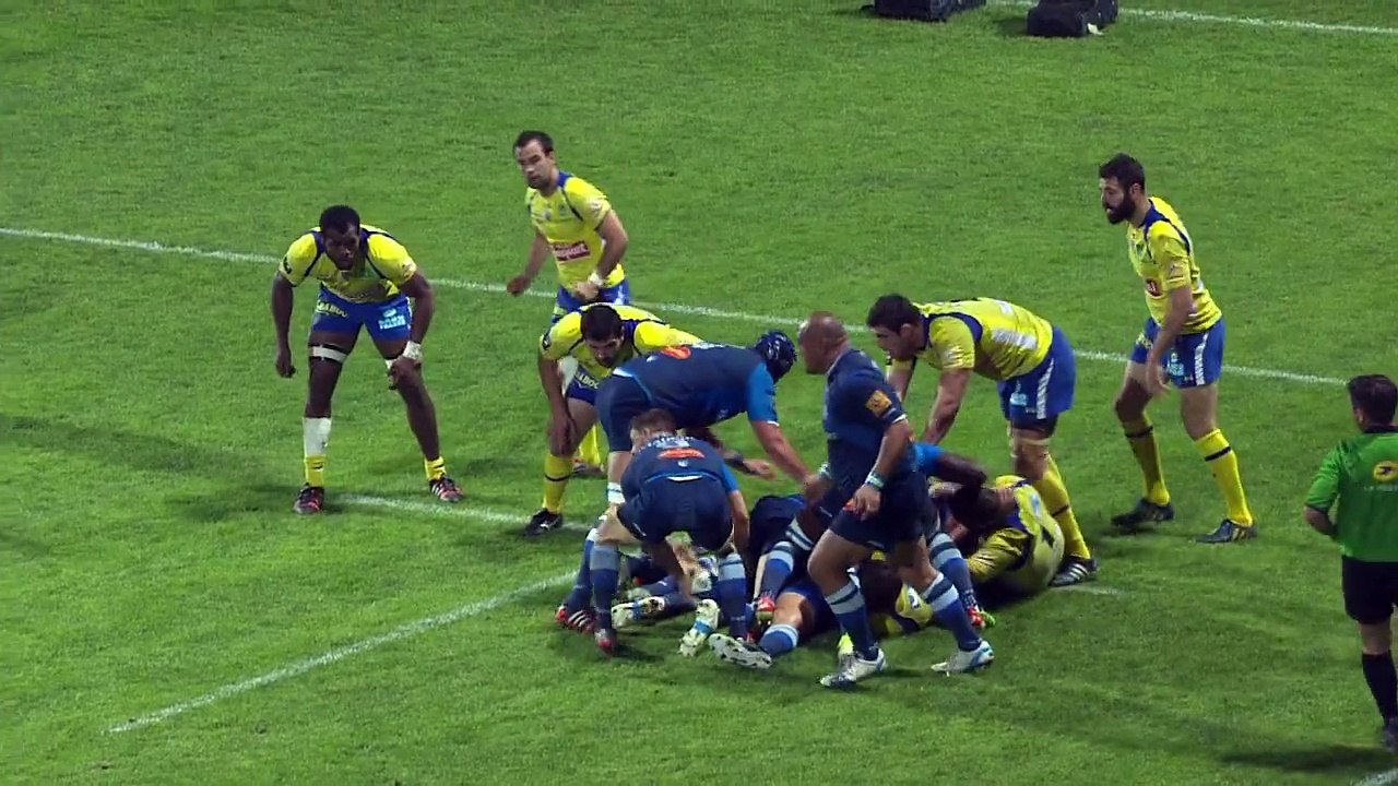 TOP14 - Castres - Clermont: Essai 1 Remy Grosso (CAS) - J23 - Saison 2014/2015