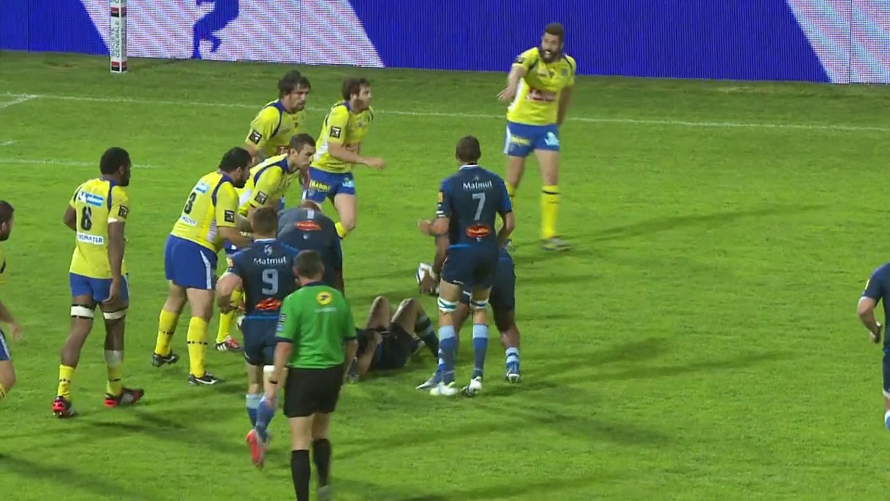 TOP14 - Castres - Clermont: Essai Sitiveni Sivivatu (CAS) - J23 - Saison 2014/2015