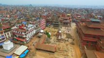 Népal : les ravages du séisme filmés par un drone