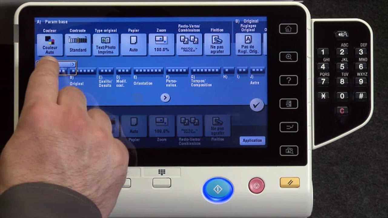Develop Ineo +224e Ecran tactile