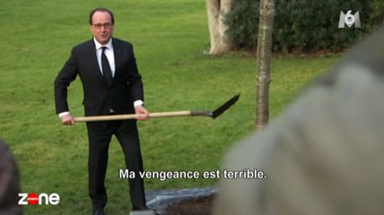 François Hollande aux photographes : "Ma vengeance est terrible" - ZAPPING ACTU DU 27/04/2015