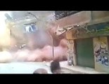 Nepal Earthquake - Rocking Bus - Collapsing Building
