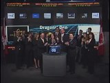 Dragons' Den opens Toronto Stock Exchange, January 5, 2011.