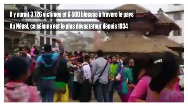Katmandou ravagée par le séisme