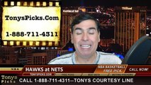 NBA Game 4 Free Pick Prediction Brooklyn Nets vs. Atlanta Hawks Odds Playoff Preview 4-27-2015