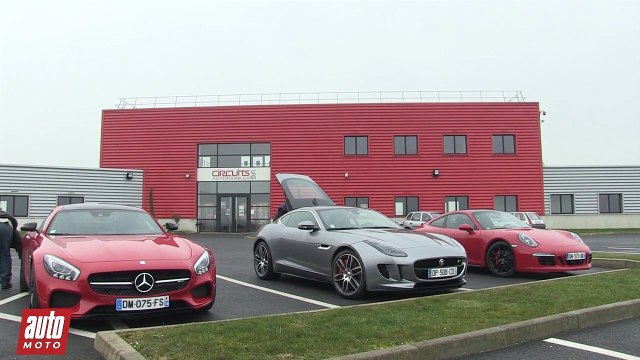 Spécial GT 2015 - Mercedes-AMG GT S, Jaguar F-Type R et Porsche 911 GTS : le making of AutoMoto