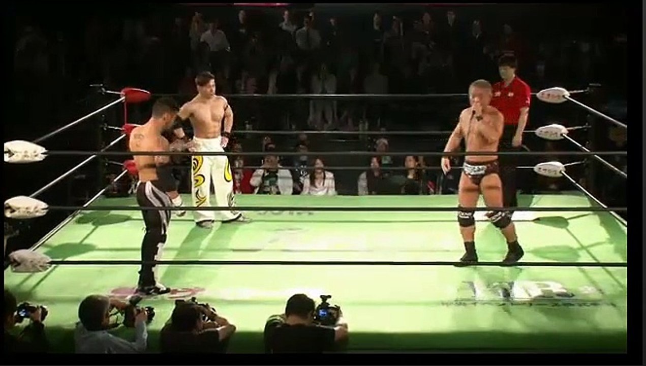 Taiji Ishimori vs. Genba Hirayanagi vs. Jon Webb (NOAH)
