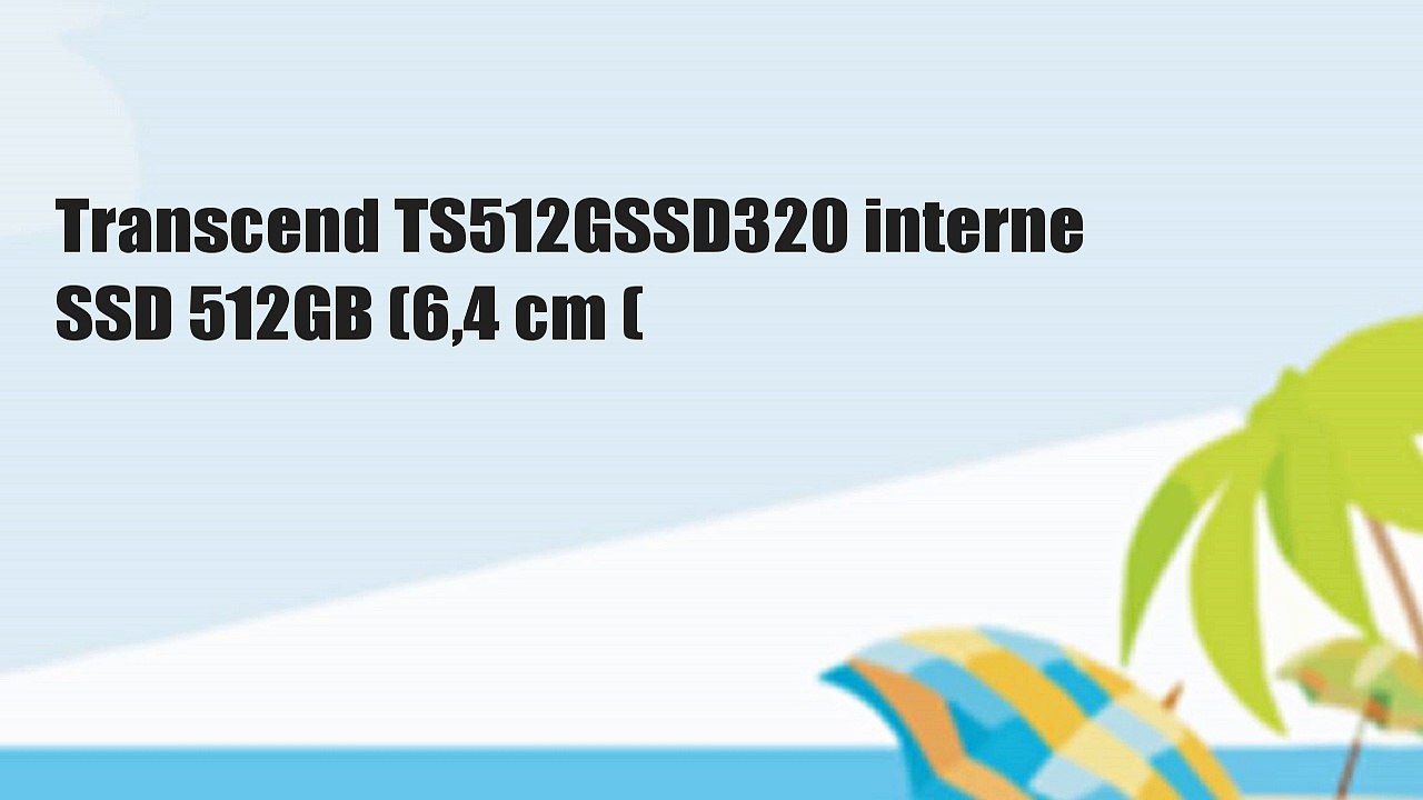 Transcend TS512GSSD320 interne SSD 512GB (6,4 cm (
