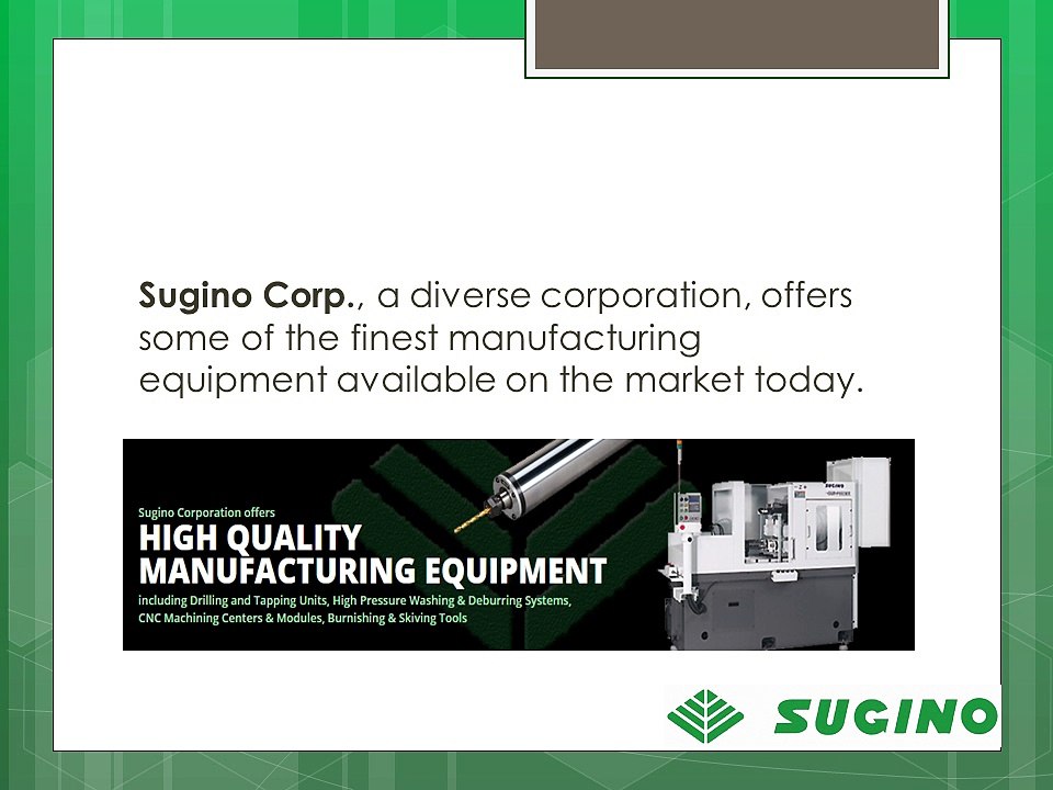 Sugino Corp Information