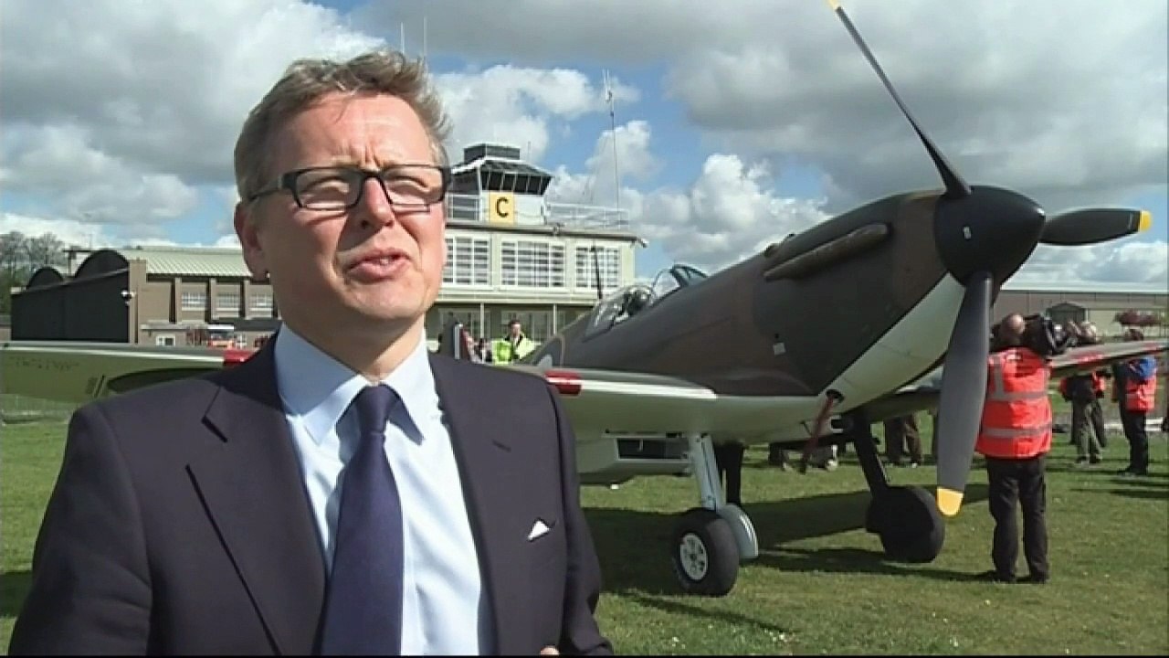 Rare Spitfire restored for charity auction