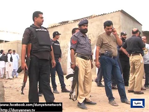 Dunya News - Karachi: Police encounter in Sohrab Goth, 4 terrorists killed