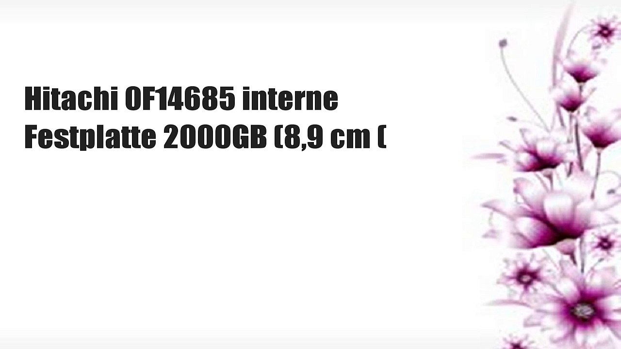 Hitachi 0F14685 interne Festplatte 2000GB (8,9 cm (
