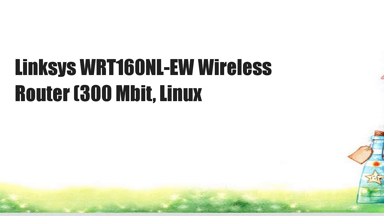 Linksys WRT160NL-EW Wireless Router (300 Mbit, Linux