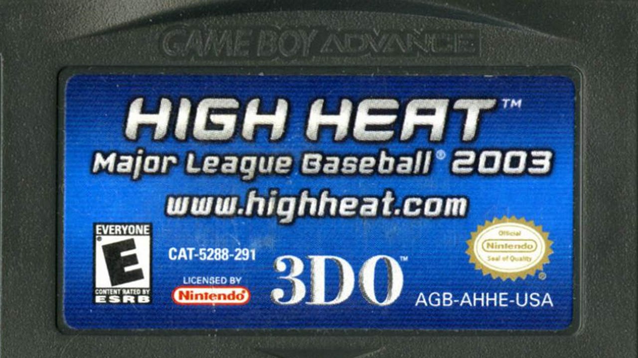CGR Undertow - HIGH HEAT MAJOR LEAGUE BASEBALL 2003 review for Game Boy Advance