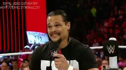 Wwe Roman Reigns is ready for Big Show Raw Fallout, April 20, 2015