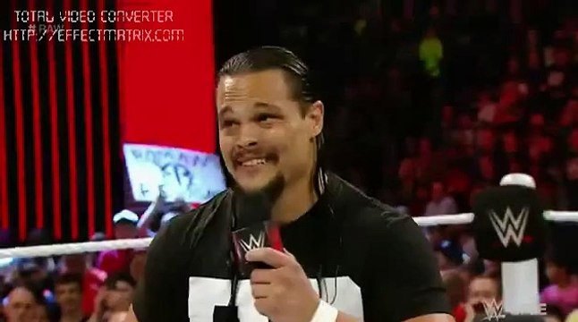 Wwe Roman Reigns is ready for Big Show Raw Fallout, April 20, 2015