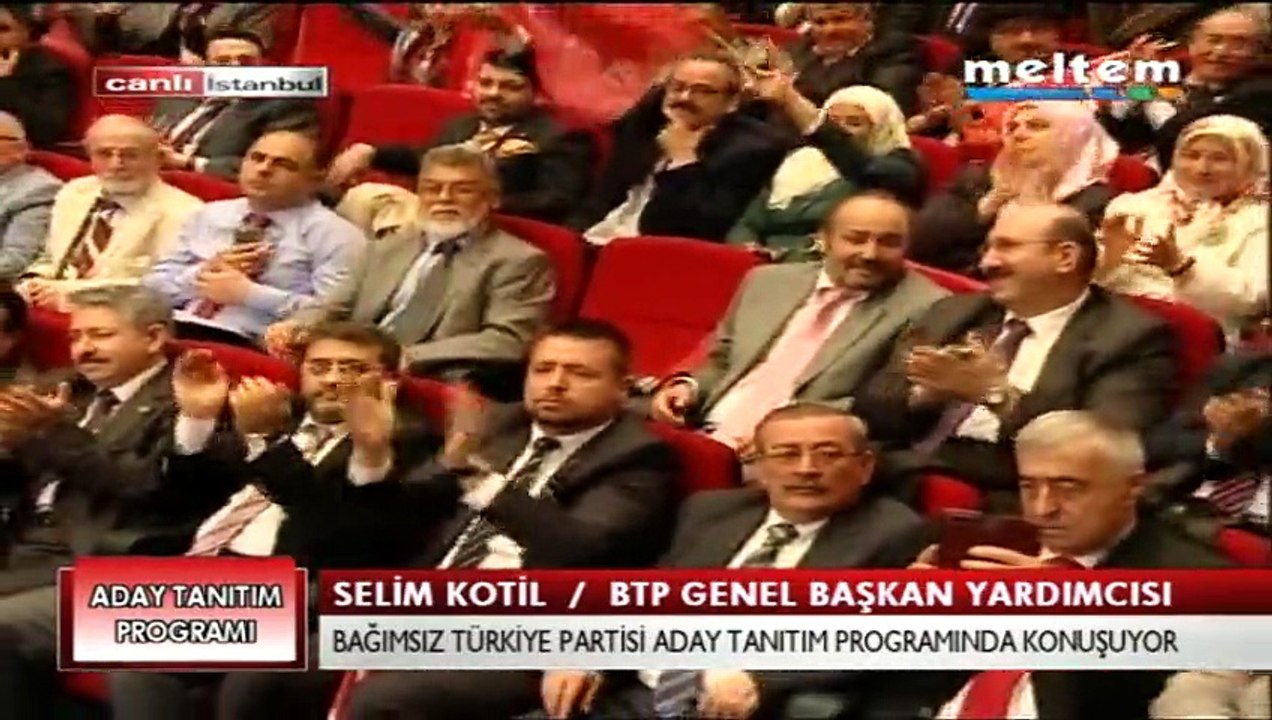 Bağımsız Türkiye Partisi Aday Tanıtım Konferansı Açılış Konuşmasını Yapan Selim Kotil 26,04,2015