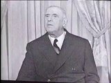 Charles de Gaulle: Il faut le progrès, pas la pagaille!