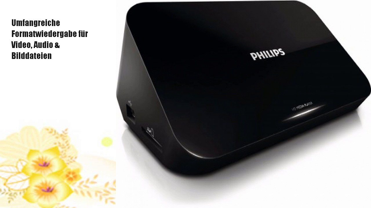 Philips HMP5000/12 HD Media-Player (WiFi/WLAN, DLNA