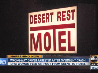 Wrong-way driver arrested after Tempe crash