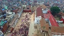 Drone Footage Captures Aftermath of Nepal Earthquake