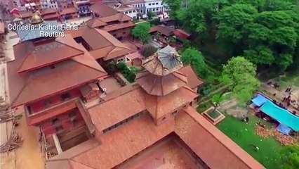 Así es como se ve la devastación de Nepal desde el punto de vista de un drone
