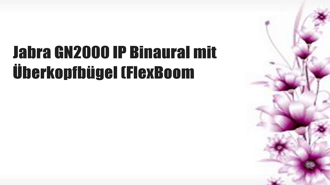 Jabra GN2000 IP Binaural mit Überkopfbügel (FlexBoom