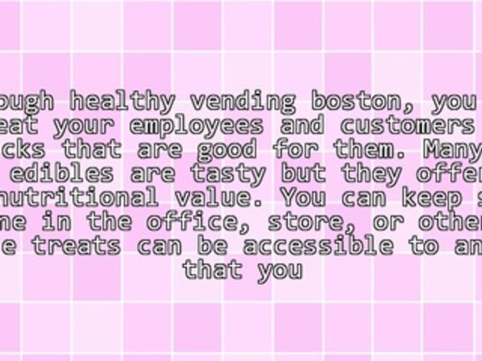 Healthy Vending Boston Giving You Chance To Offer Better Snacks To Employees And Clients